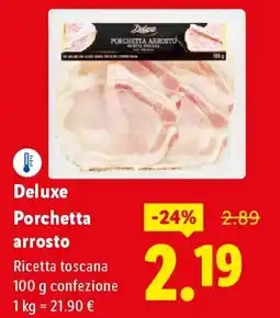 Lidl Deluxe Porchetta arrosto offerta