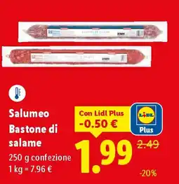 Lidl Salumeo Bastone di salame offerta