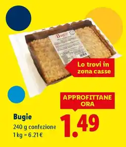 Lidl Bugie offerta