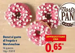 Lidl Donut al gusto di fragola e Marshmallow offerta