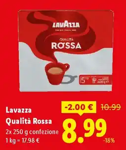 Lidl Lavazza Qualità Rossa offerta