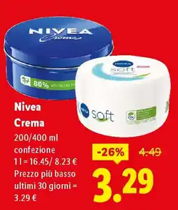 Lidl NIVEA Croma offerta