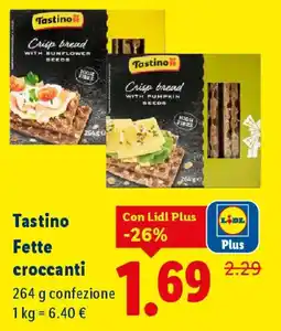 Lidl Tastino Fette croccanti offerta