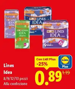 Lidl Lines Idea offerta