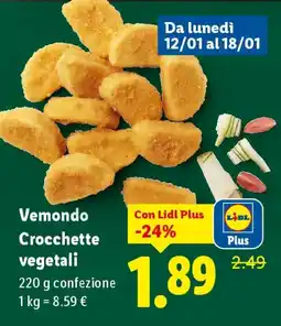 Lidl Vemondo Crocchette vegetali offerta
