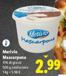 Lidl Merivio Mascarpone offerta