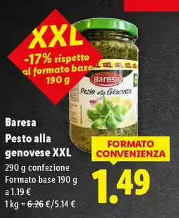 Lidl Baresa Pesto alla genovese XXL offerta