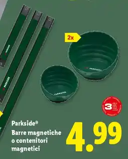Lidl Parkside Barre magnetiche o contenitori magnetici offerta