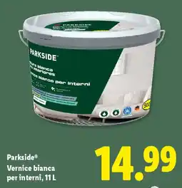 Lidl Parkside Vernice bianca per interni offerta