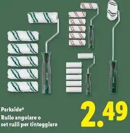 Lidl Parkside Rullo angolare o set rulli per tinteggiare offerta