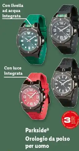 Lidl Parkside Orologio da polso per uomo offerta