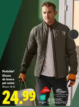 Lidl Parkside Giacca da lavoro per uomo offerta
