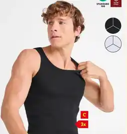 Lidl esmara MEN Canotta da uomo, 3 pezzi offerta