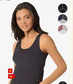 Lidl esmara Canotta da donna, 3 pezzi offerta