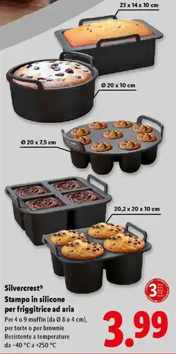 Lidl Silvercrest Stampo in silicone per friggitrice ad aria offerta