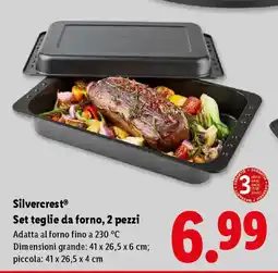 Lidl Silvercrest Set teglie da forno, 2 pezzi offerta