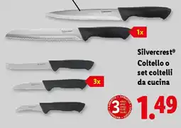 Lidl Silvercrest Coltello o set coltelli da cucina offerta