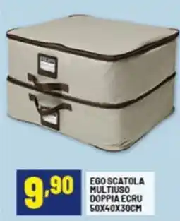 Risparmio Casa Ego scatola multiuso doppia ecru offerta