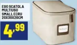 Risparmio Casa Ego scatola multiuso small ecru offerta