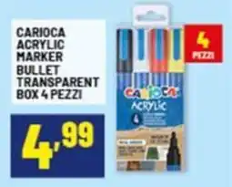 Risparmio Casa Carioca acrylic marker bullet transparent box offerta