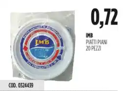 Carico Cash & Carry Imb piatti piani 20 pezzi offerta
