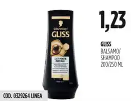 Carico Cash & Carry Gliss balsamo/ shampoo offerta