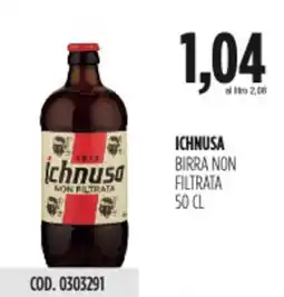 Carico Cash & Carry Ichnusa birra non filtrata offerta