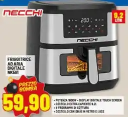 Risparmio Casa NECCHI FRIGGITRICE AD ARIA DIGITALE NK591 offerta