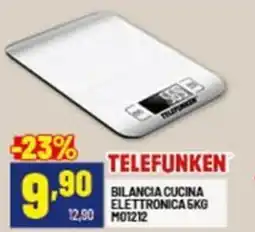 Risparmio Casa TELEFUNKEN BILANCIA CUCINA ELETTRONICA M01212 offerta