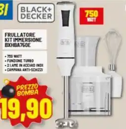 Risparmio Casa DECKER+DECKER FRULLATORE KIT IMMERSIONE BXHBA750E offerta