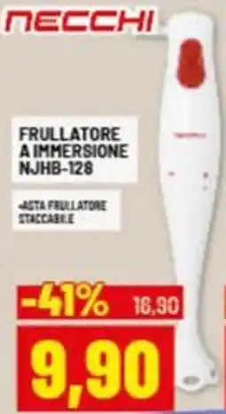 Risparmio Casa NECCHI FRULLATORE A IMMERSIONE NJHB-128 offerta
