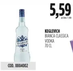 Carico Cash & Carry Keglevich bianca classica vodka offerta