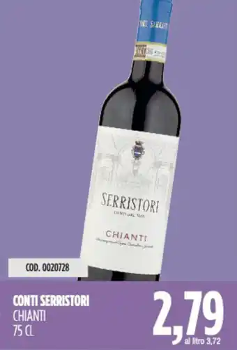 Carico Cash & Carry Conti serristori chianti offerta