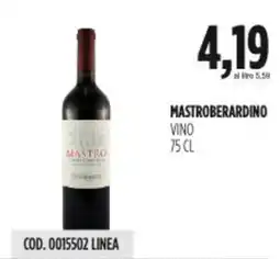 Carico Cash & Carry Mastroberardino vino offerta