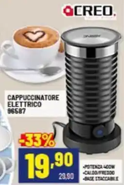Risparmio Casa CREO CAPPUCCINATORE ELETTRICO 96587 offerta
