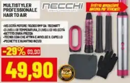 Risparmio Casa Necchi multistyler professionale hair to air offerta