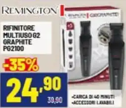 Risparmio Casa REMINGTON RIFINITORE MULTIUSO 62 GRAPHITE PG2100 offerta