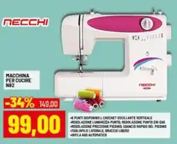 Risparmio Casa NECCHI MACCHINA PER CUCIRE N82 offerta