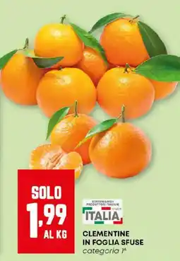 Pam Clementine in foglia sfuse offerta