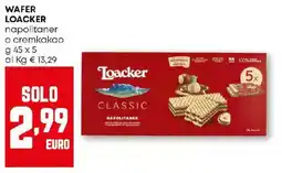 Pam Wafer loacker napolitaner o cremkakao offerta