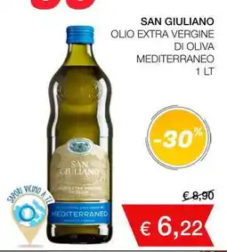 Coop SAN GIULIANO OLIO EXTRA VERGINE DI OLIVA MEDITERRANEO 1 LT offerta