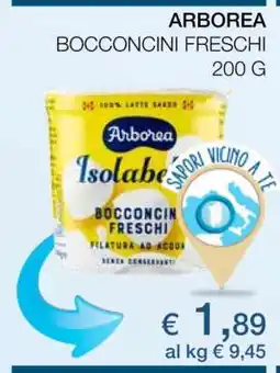Coop ARBOREA BOCCONCINI FRESCHI offerta