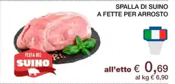 Coop SPALLA DI SUINO A FETTE PER ARROSTO offerta