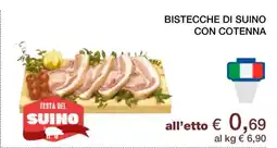 Coop Bistecche di Suino con Cotenna offerta