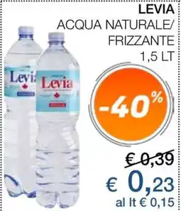 Coop LEVIA ACQUA NATURALE/FRIZZANTE offerta