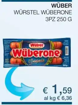Coop Wüber Würstel Wüberone offerta