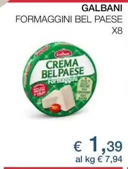 Coop GALBANI FORMAGGINI BEL PAESE X8 offerta