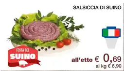 Coop Salsiccia Di Suino offerta