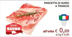 Coop PANCETTA DI SUINO A TRANCIO offerta
