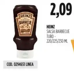 Carico Cash & Carry Heinz salsa barbecue tubo offerta